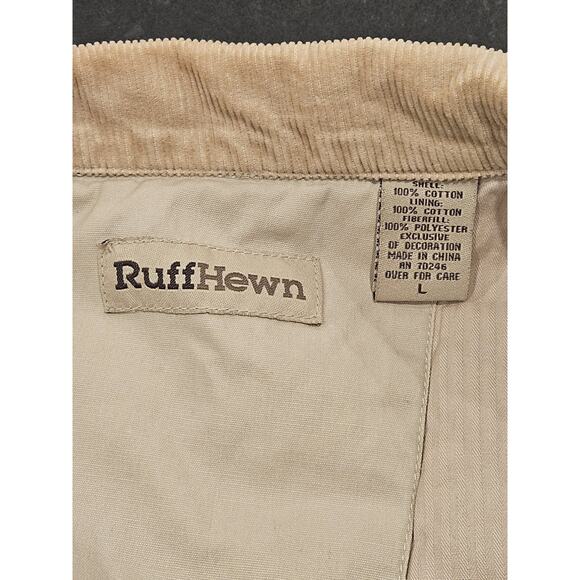 Ruff Hewn Well Worn Utility Vest Men's Size L Quilted Insulated Fishing Hunting - Picture 4 of 4